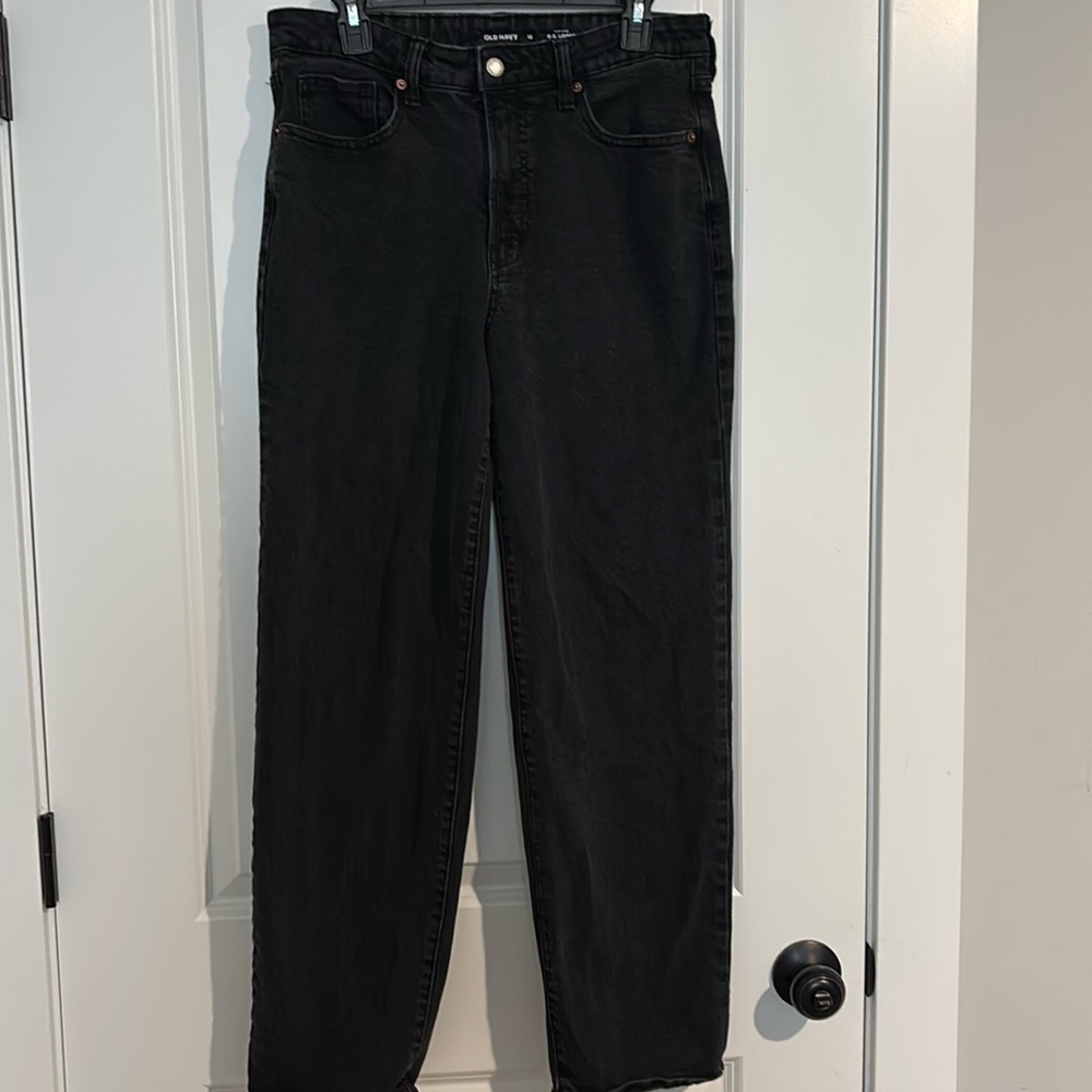 Old Navy High-Rise Black Jeans